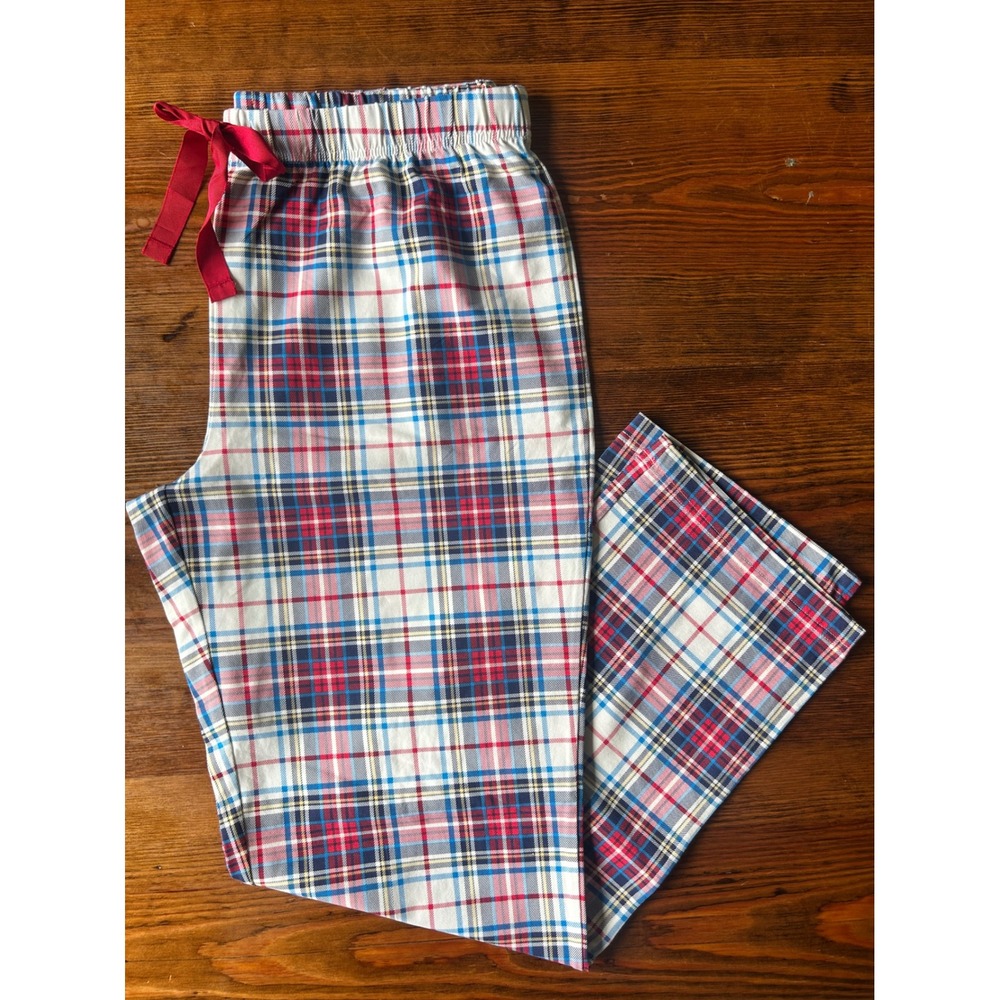 Lands' End Plaid Pj Lounge Pants Medium